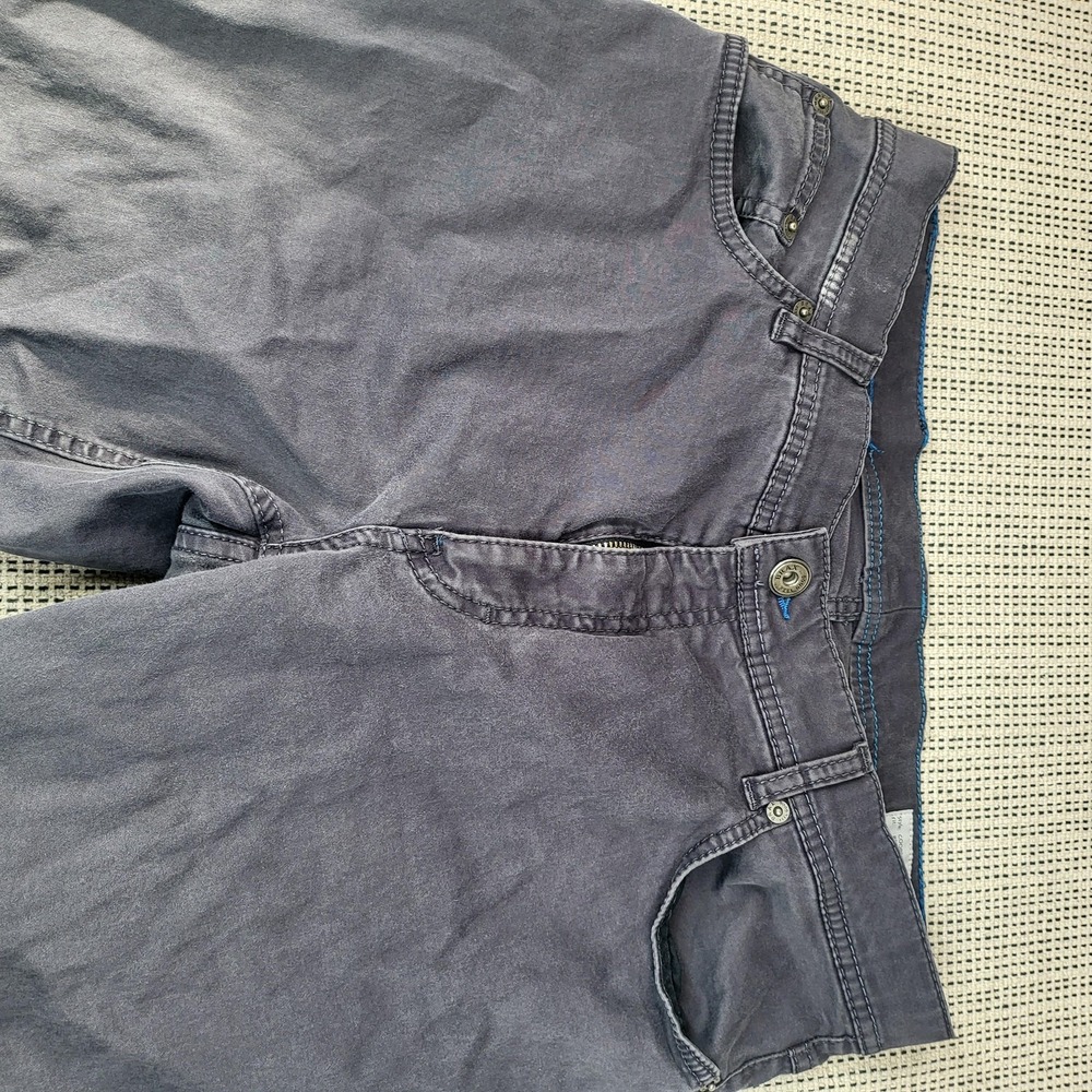 BRAX Pants Mens 34x27 Blue Cooper Fancy Regular Fit Chino Straight Leg Casual‎